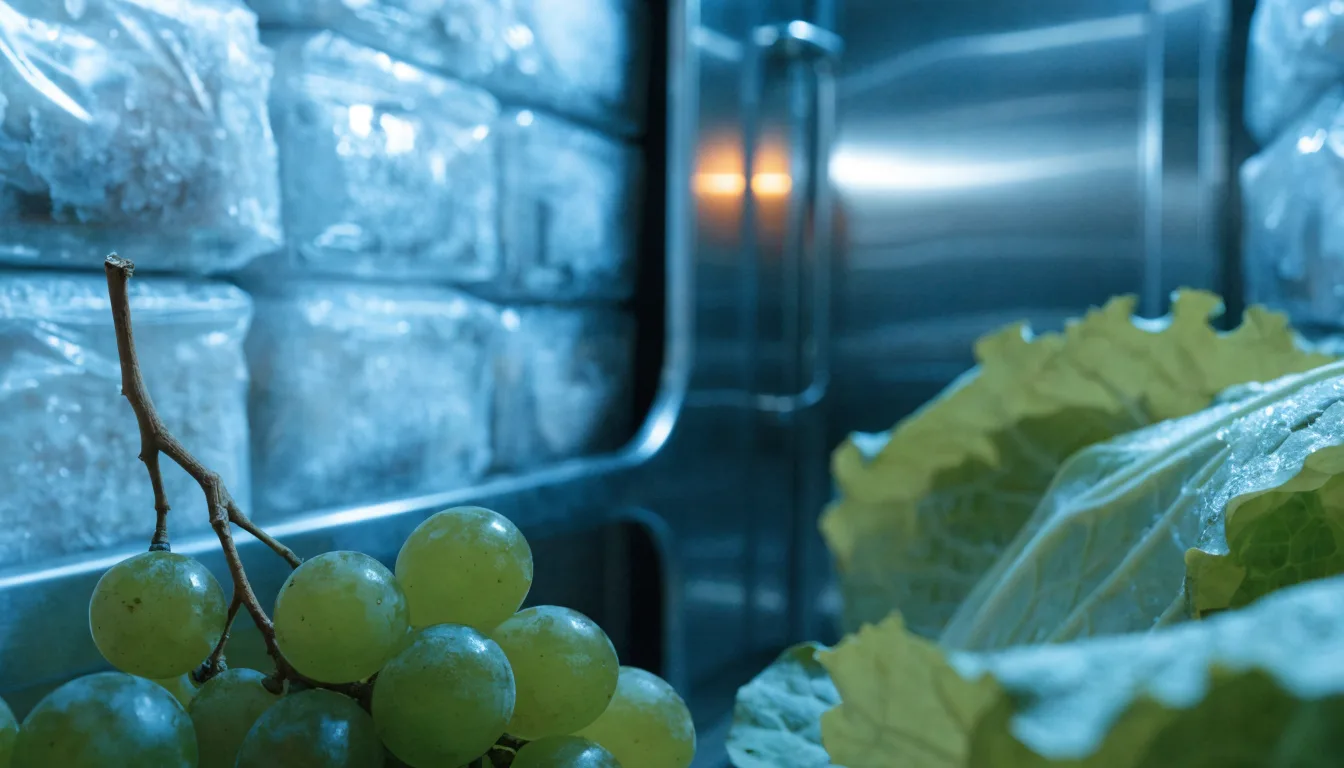 Pristine fresh and frozen product in perfect condition inside a refrigerated truck